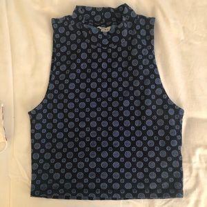 Medium Forever 21 Blue Crop Top